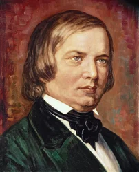 Porträt von Robert Schumann (1810-1856)